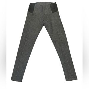 Zara High Waisted Leggings in Charcoal Gray Size M